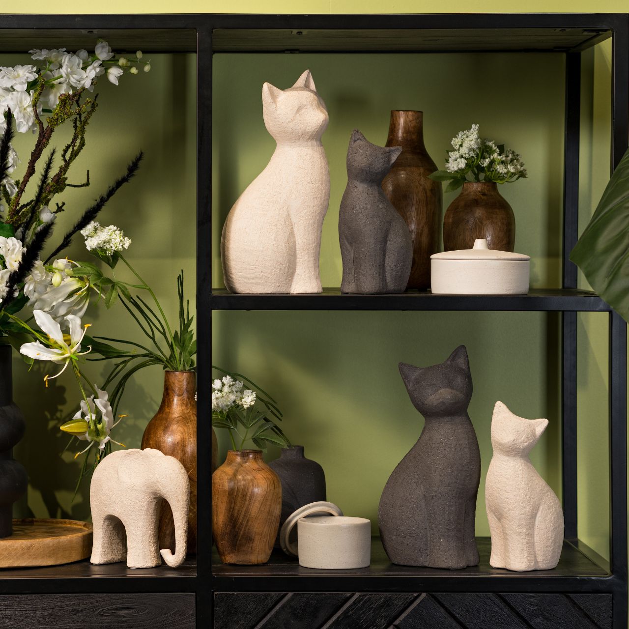 Katten beeldjes set mozaïekstijl – The Happy Cat Shop Katten beeldjes set mozaïekstijl – The Happy Cat Shop