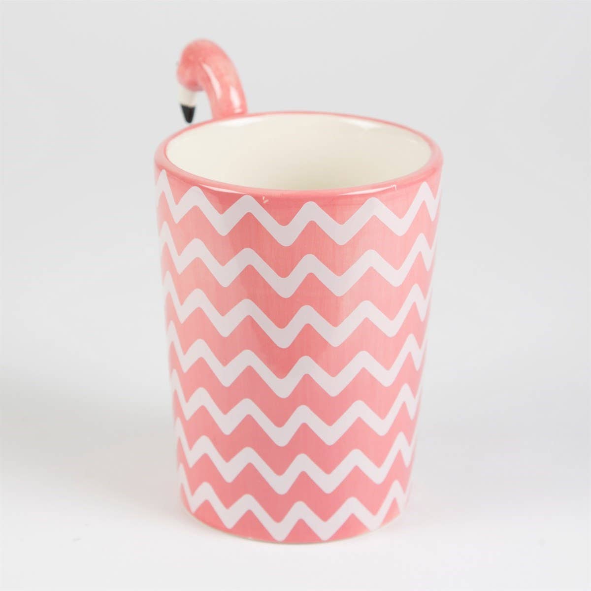 Flamingo Mok – Roze Keramiek – 12,5 x 11 cm
