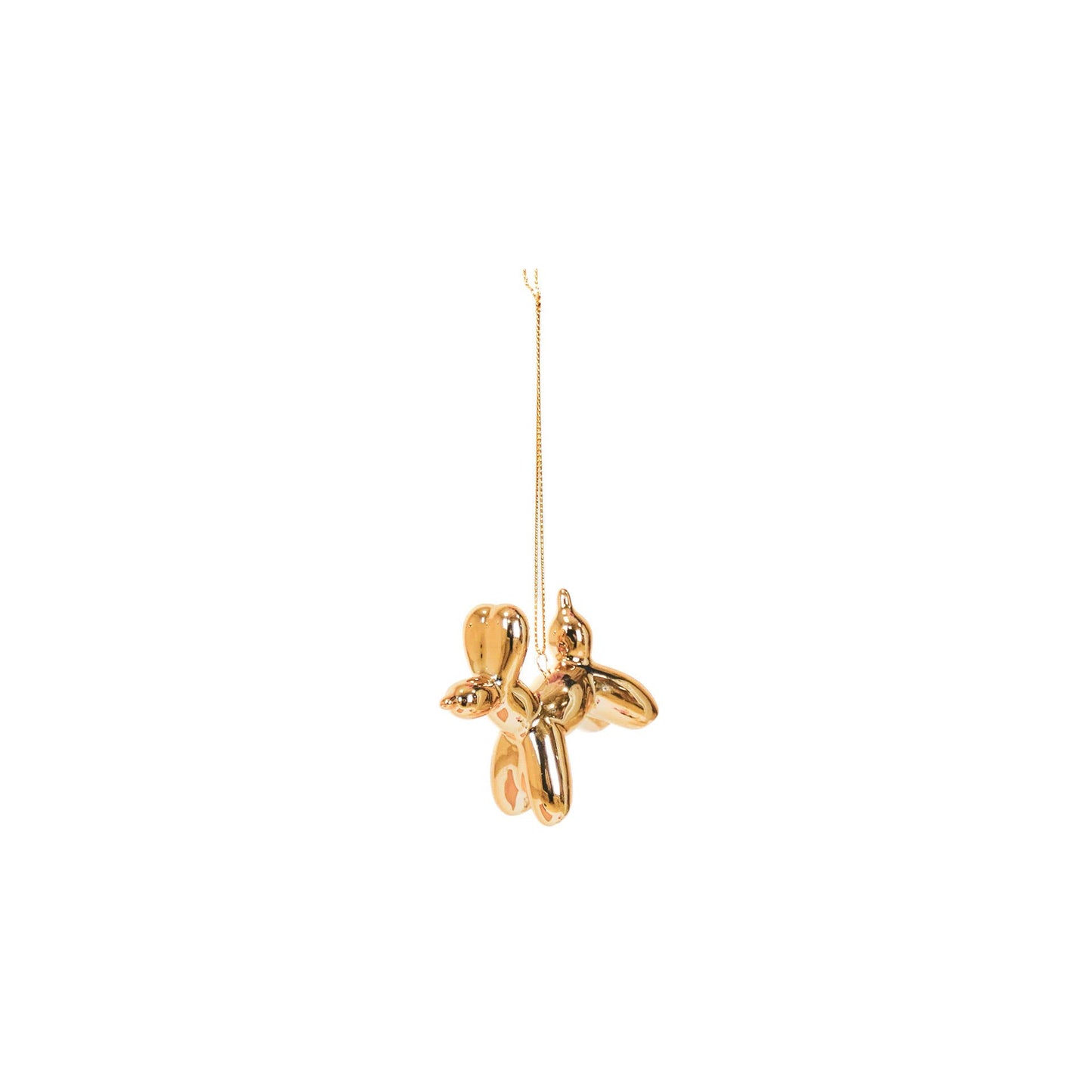 Ornament Hanger – Gouden Ballonhond – 6,5 cm