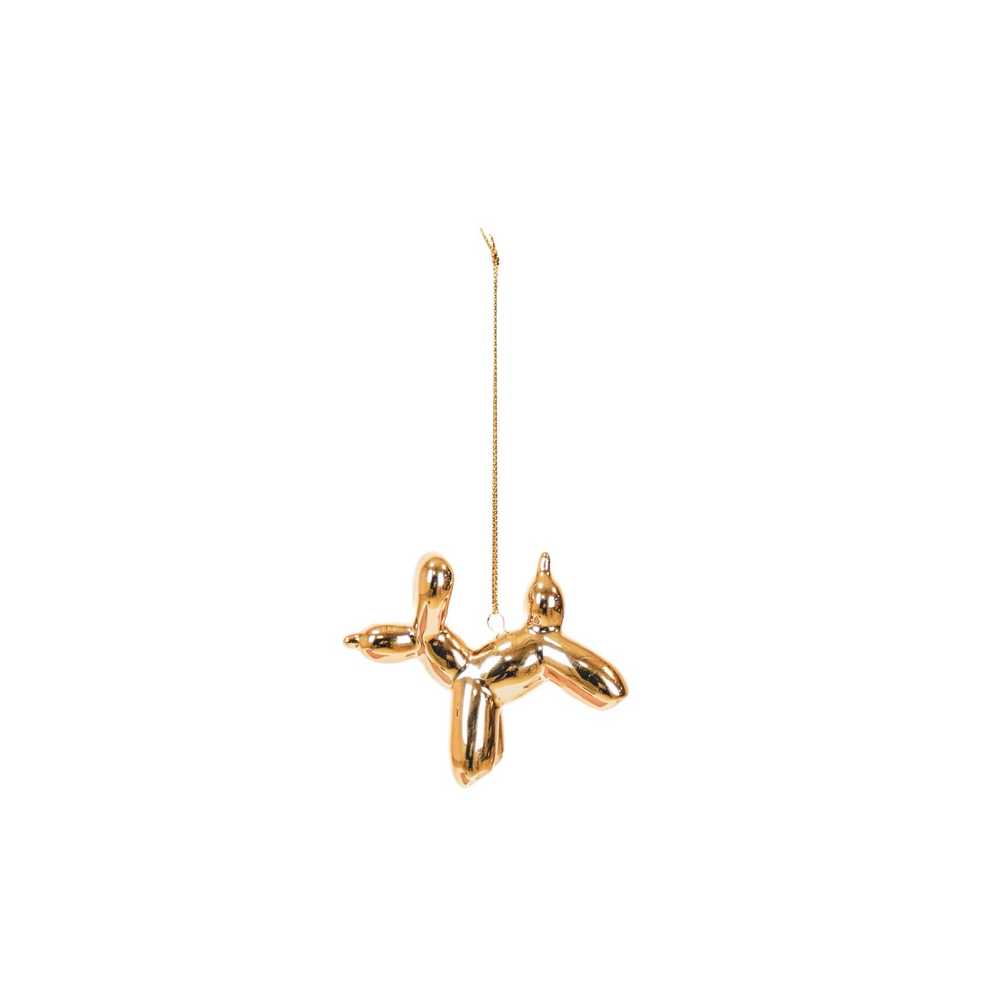 Ornament Hanger – Gouden Ballonhond – 6,5 cm
