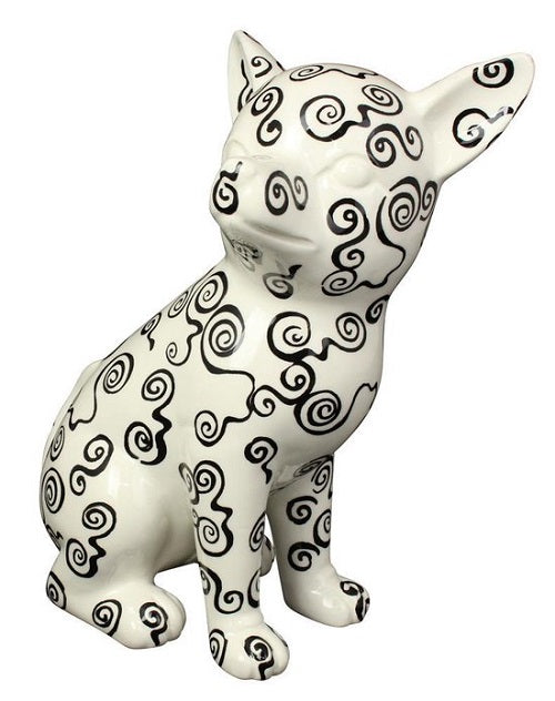 Große Chihuahua-Statue 'Nanou' – Keramik