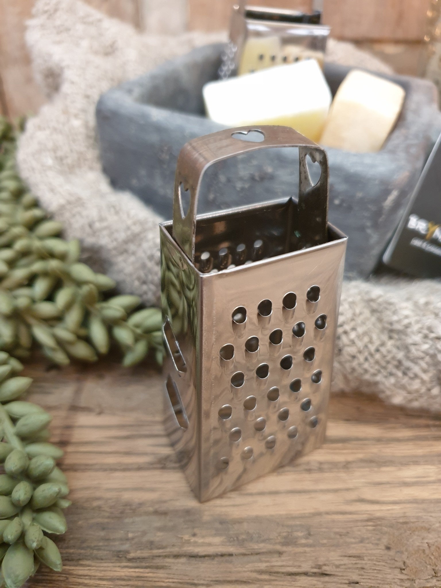 Amber minirasp zilver – klein raspje voor amberblokjes – Krokomingo