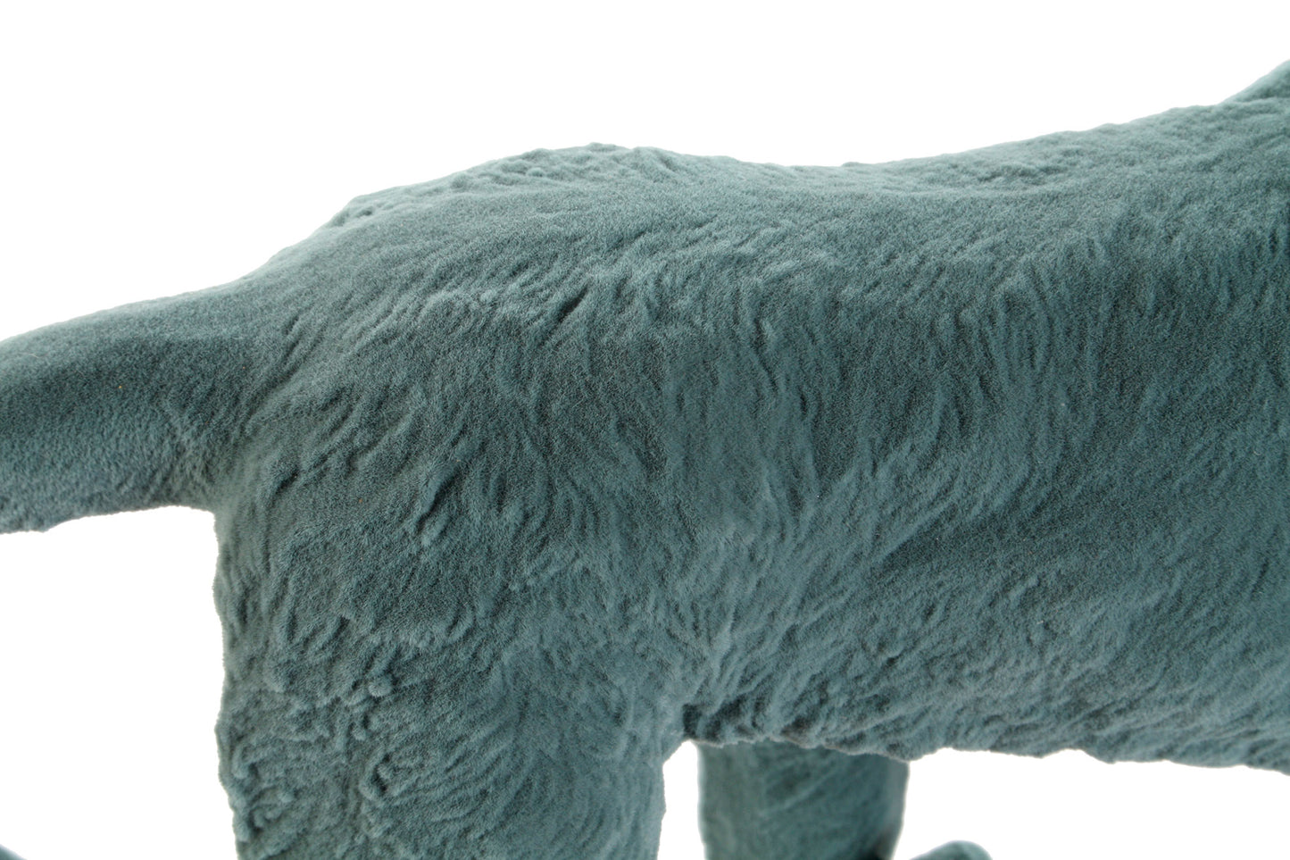 Aap Beeld met Flocklaag – Oudroze of Blauwgroen – Speelse Woondecoratie