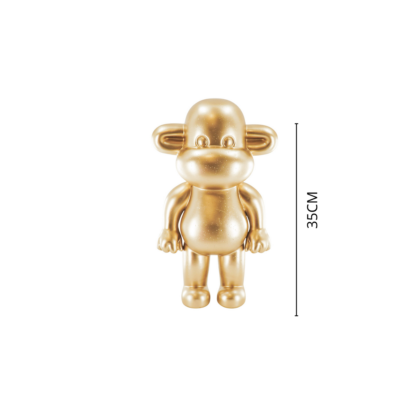 Beeld Aap Legend – Goud, Zwart of Roze | 3 Formaten