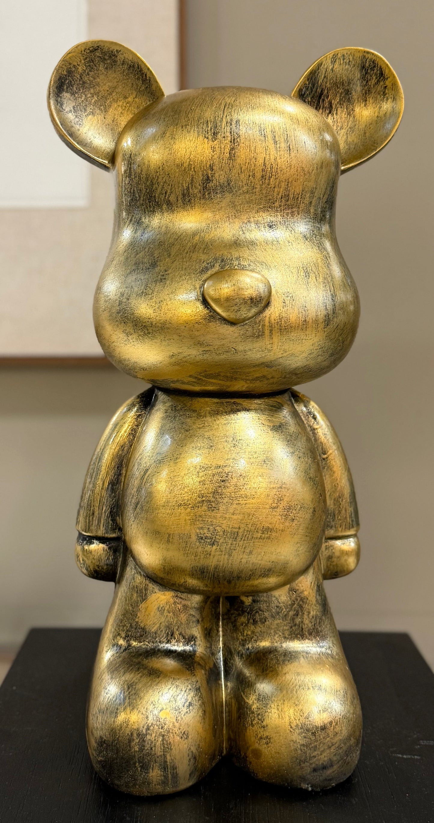 Gouden Beer Beeld – Luxe Dierendecoratie 48cm