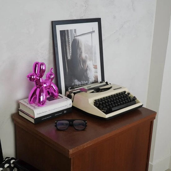 Ballonhond Beeld Roze – Keramiek – 20 cm