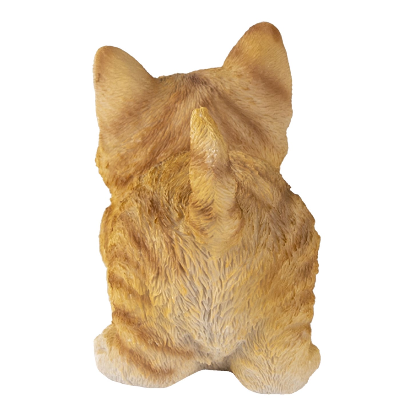 🐱 Kattenbeeld met Vlinder – 19x8x10 cm