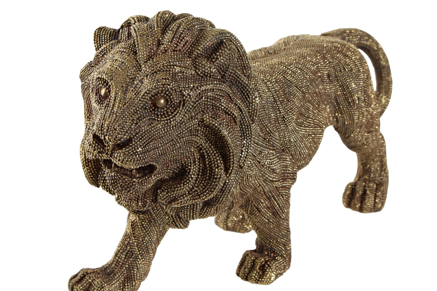 Gouden Leeuw Beeld – Decoratief & Stoer Design
