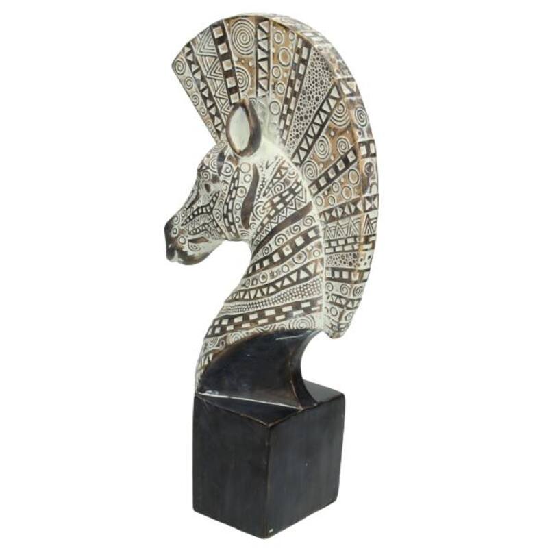 Markant Ornament Zebra – Artistieke Eyecatcher met Afrikaanse Flair