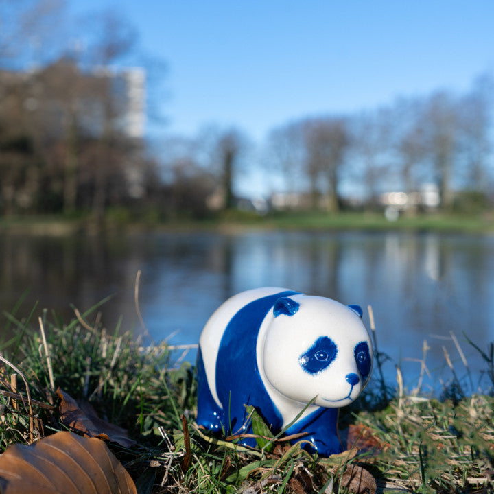 Delfts Blauw Panda Beeld