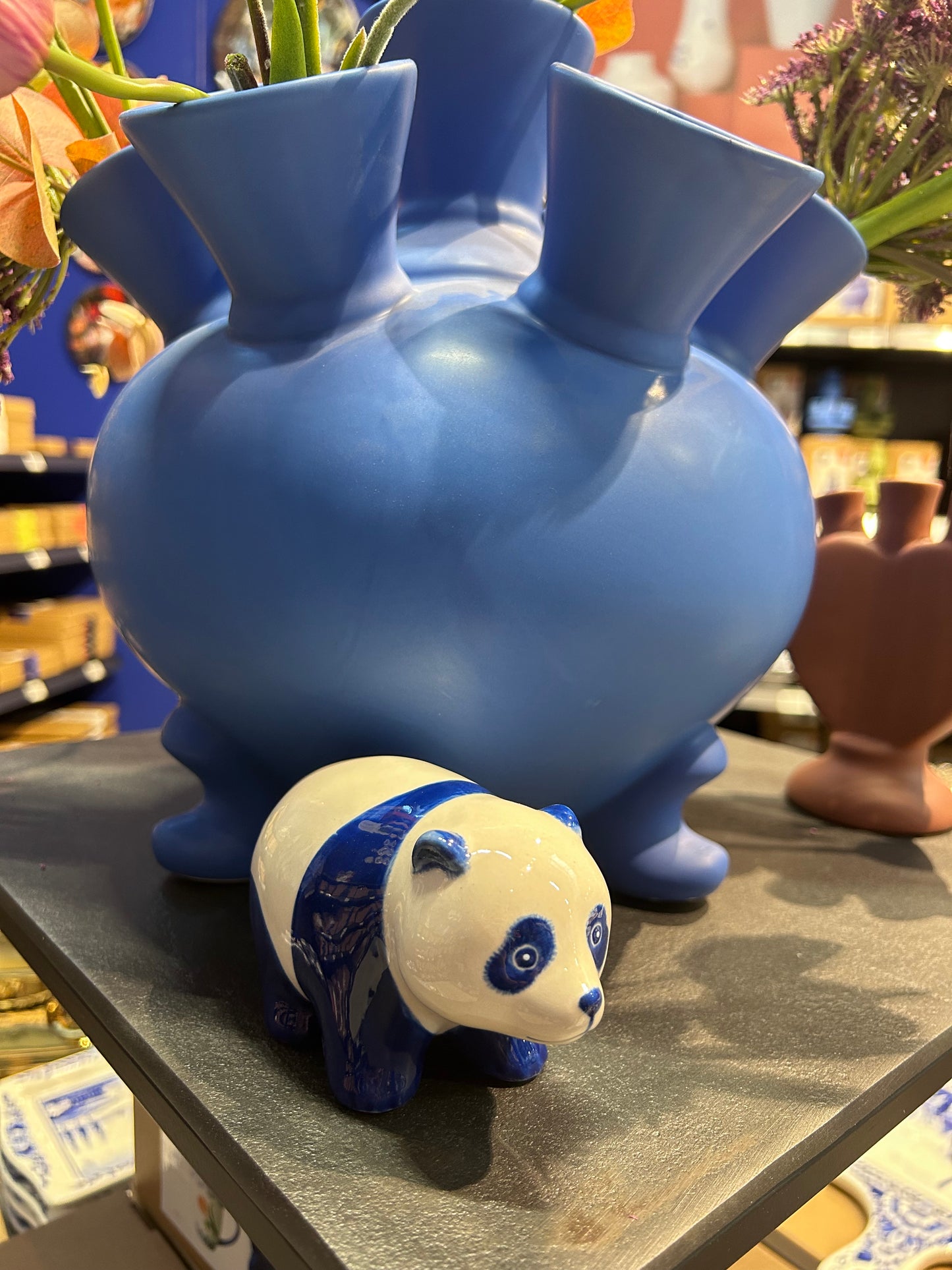 Delfts Blauw Panda Beeld