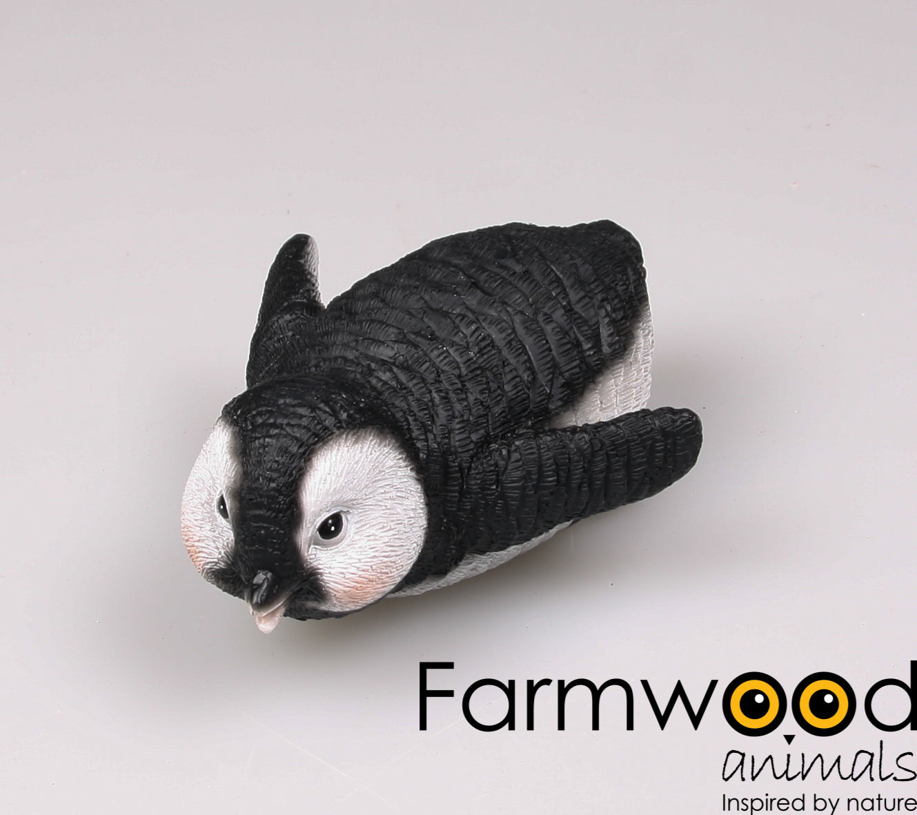Set van 4 Pinguïn Beeldjes – Zwart/Wit (12 cm)