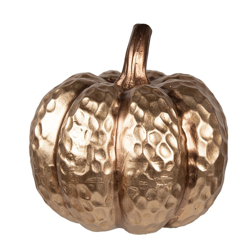 Golden Pumpkin Ceramic – Ø17 cm