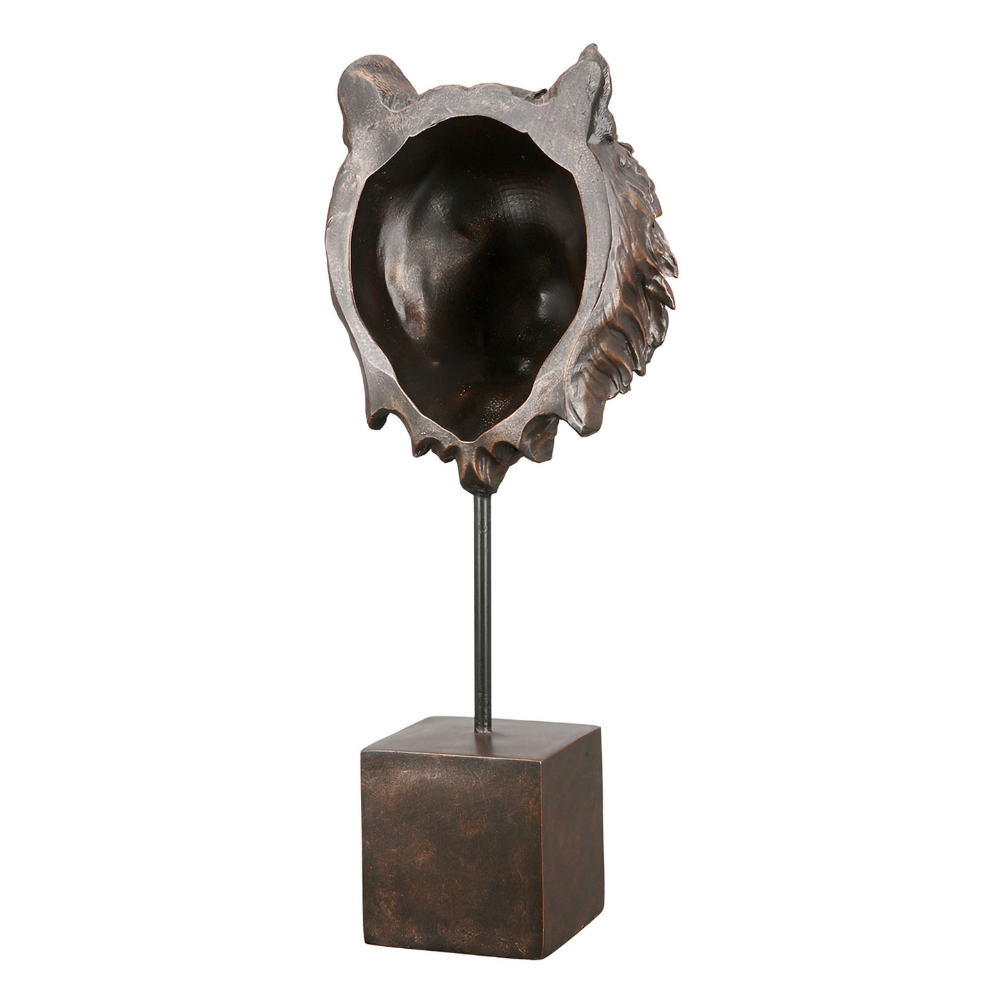 Leeuw Sculptuur – Antiek Bronslook Kunsthars