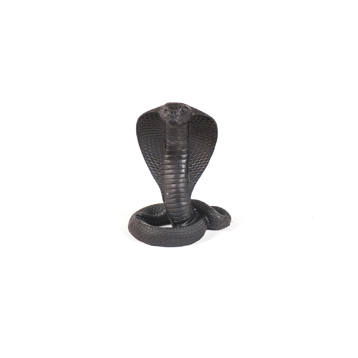 Zwarte cobra decoratiebeeld van Housevitamin โ 15x11x19 cm