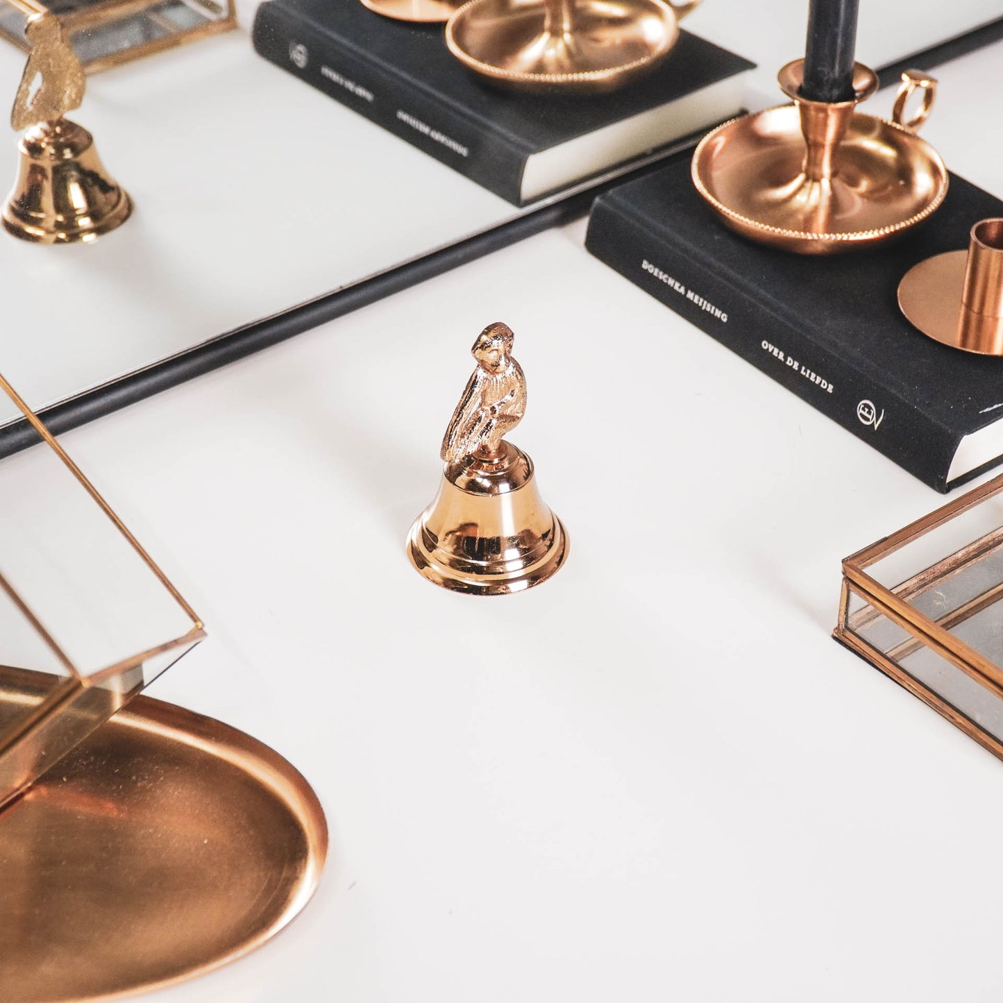 Decoratieve Butlerbel Aap – Goud of Zilver