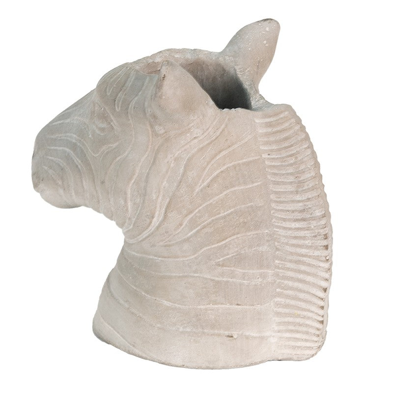 Authentieke Bloempot Zebra – Savanne Stijl in Huis