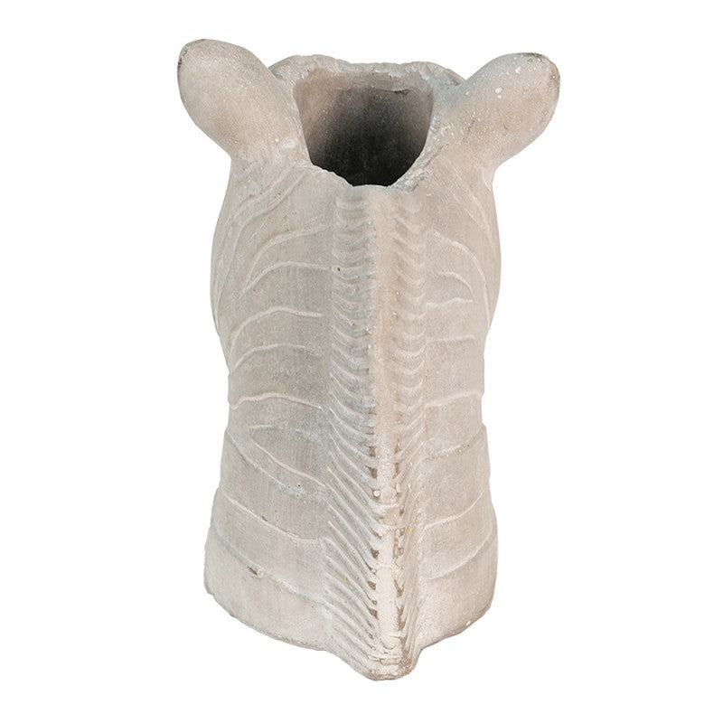 Authentieke Bloempot Zebra – Savanne Stijl in Huis