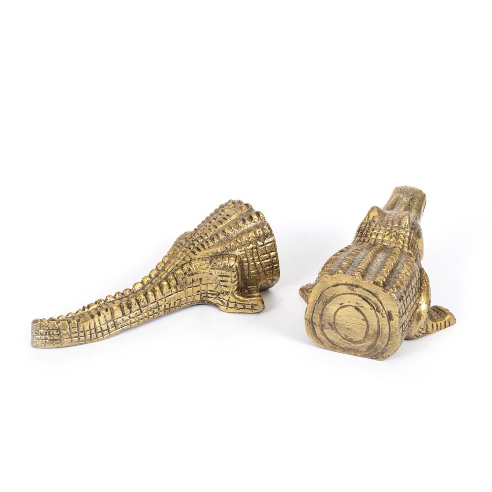 Gouden Boekensteun Krokodil