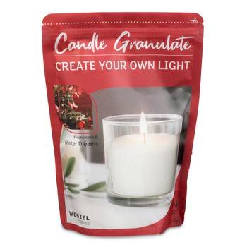 Brennende Sandkerze Sand Winterträume – 400 g mit Dochten