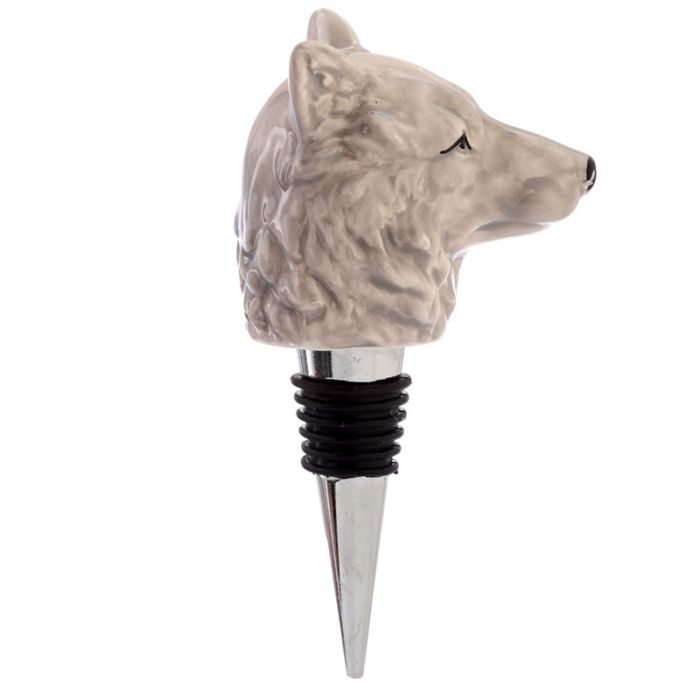 Flessenstop Wolf – Stoere Wijnaccessoire van Puckator