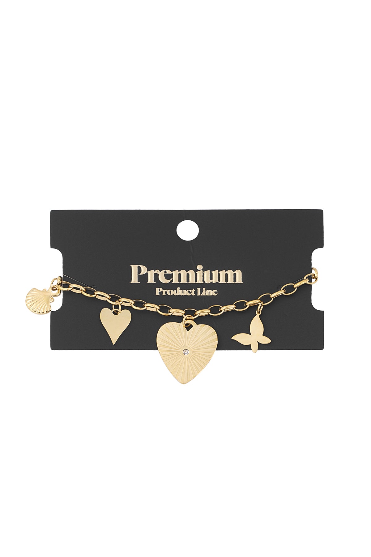 Golden Charm Armband – Goudkleurig – 16+3 cm