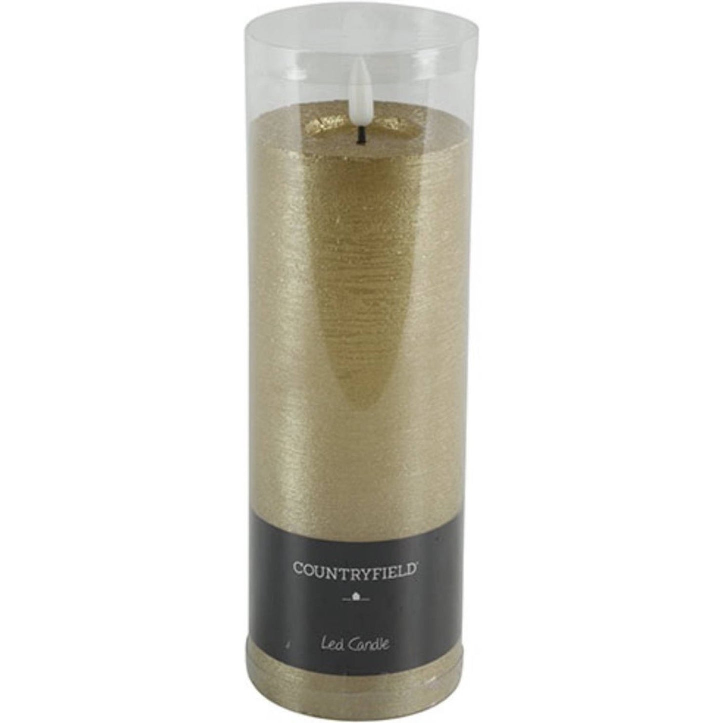 Gouden LED Stompkaarsen – Luxe Wax Kaarsen Ø 7,5 cm in 4 formaten