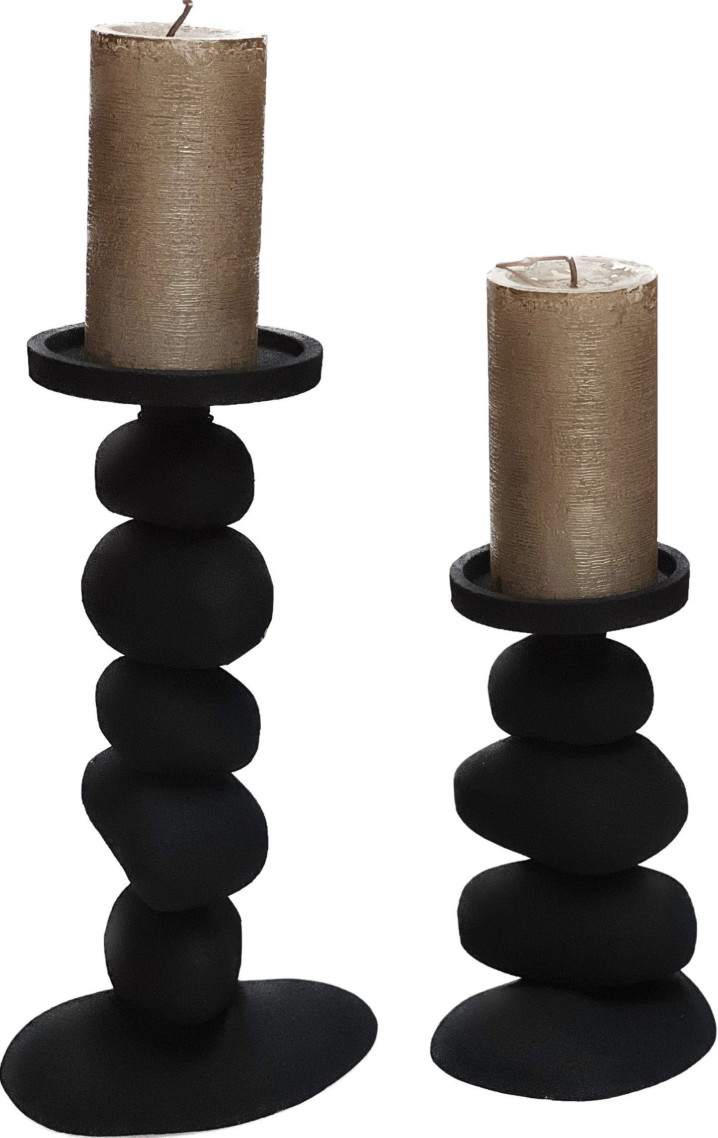 Carepa Kandelaren Set Zwart Metaal – Luxe Design