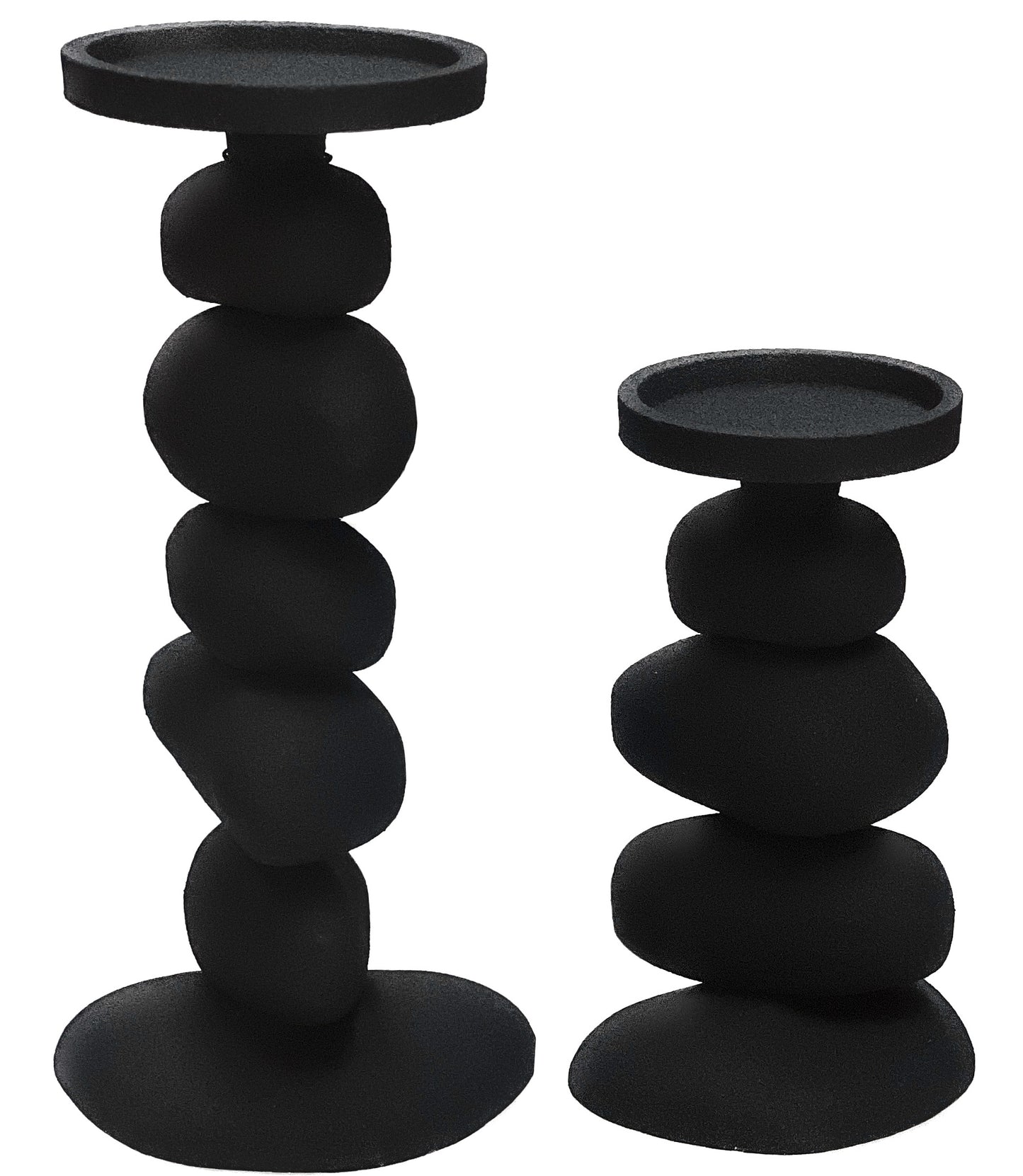 Carepa Kandelaren Set Zwart Metaal – Luxe Design