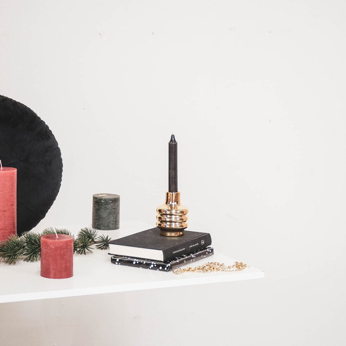 Kerzenständer Bubble Gold – Keramik