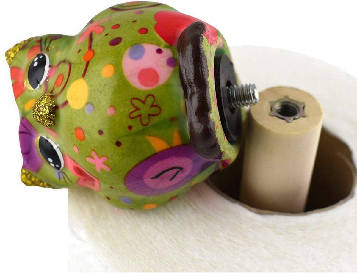 Küchenrollenhalter Eule Olive – Birds in Love Funkygreen