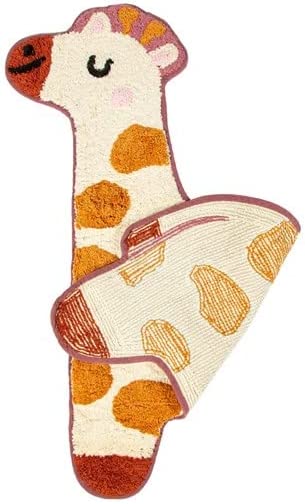 Giraffenvloerkleedje – Kinderkamer Katoen 57×80 cm
