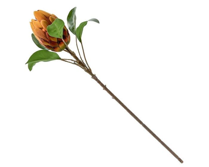 Kunsttak Protea Oranje – 66 cm