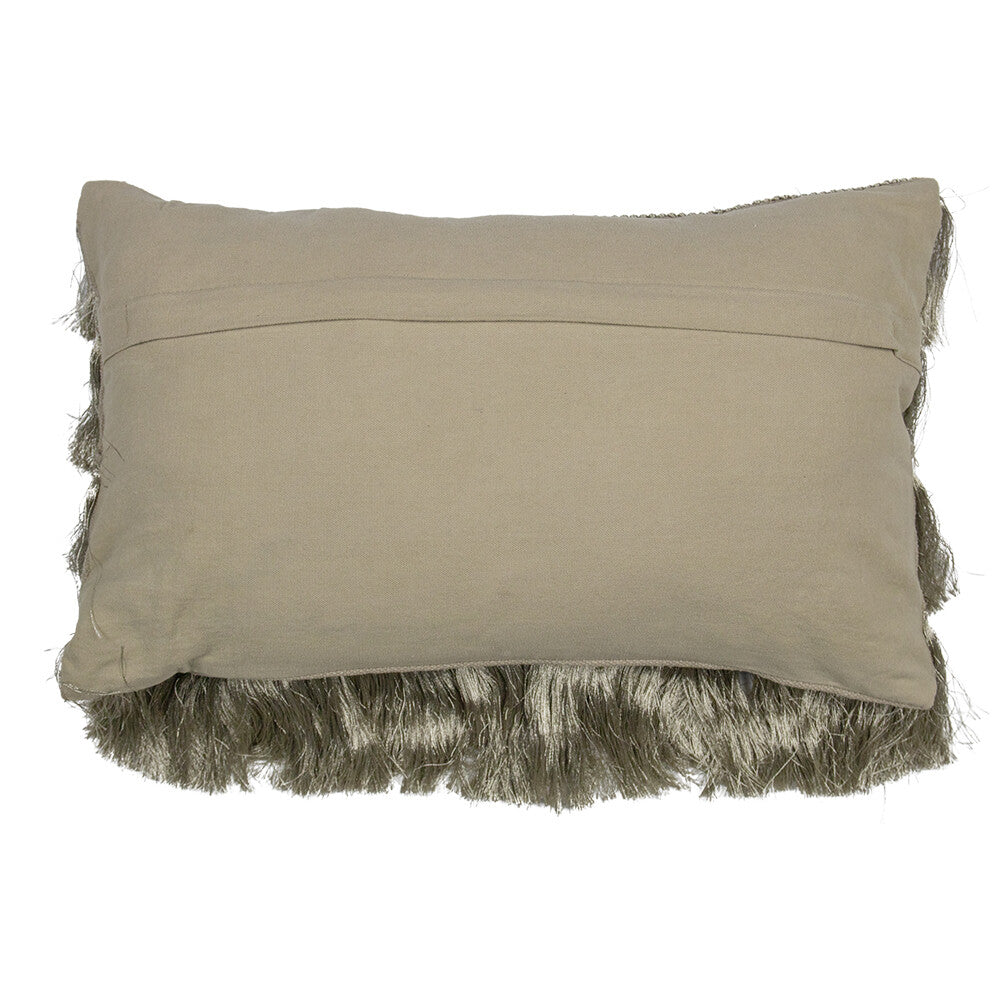 Gouden Kussen met Franjes – 50×30 cm
