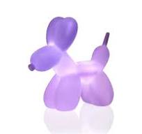 Balloon Dog Lamp Paars – LED – USB oplaadbaar