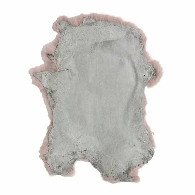 Roze Konijnenvacht Kleedje