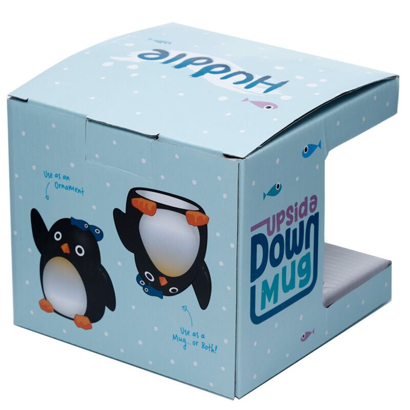Upside Down Penguin Mug – Funny Design (400 ml)