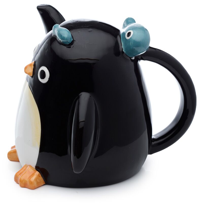 Upside Down Penguin Mug – Funny Design (400 ml)