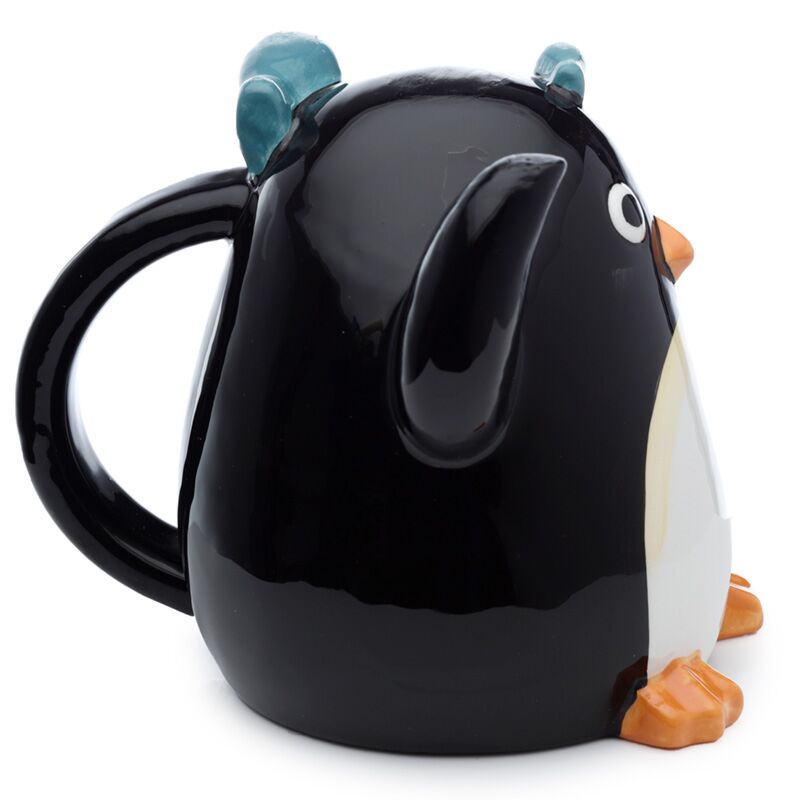 Upside Down Penguin Mug – Funny Design (400 ml)