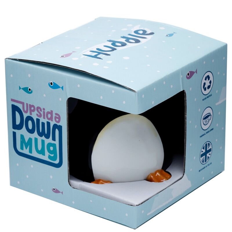 Upside Down Penguin Mug – Funny Design (400 ml)