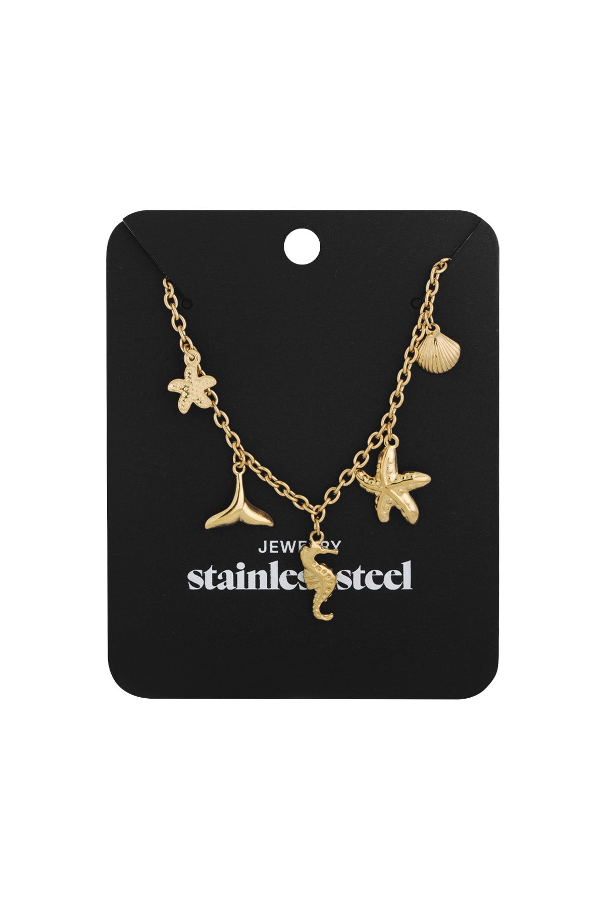 Ocean Treasure Ketting – Zeethema in Goudkleur