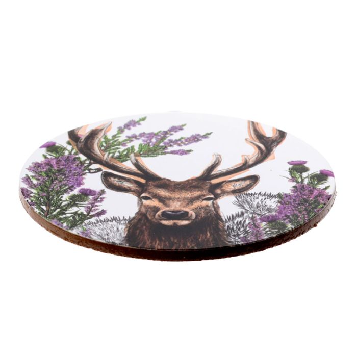 Onderzetters met Wilde Herten – Set van 4 – 10x10 cm