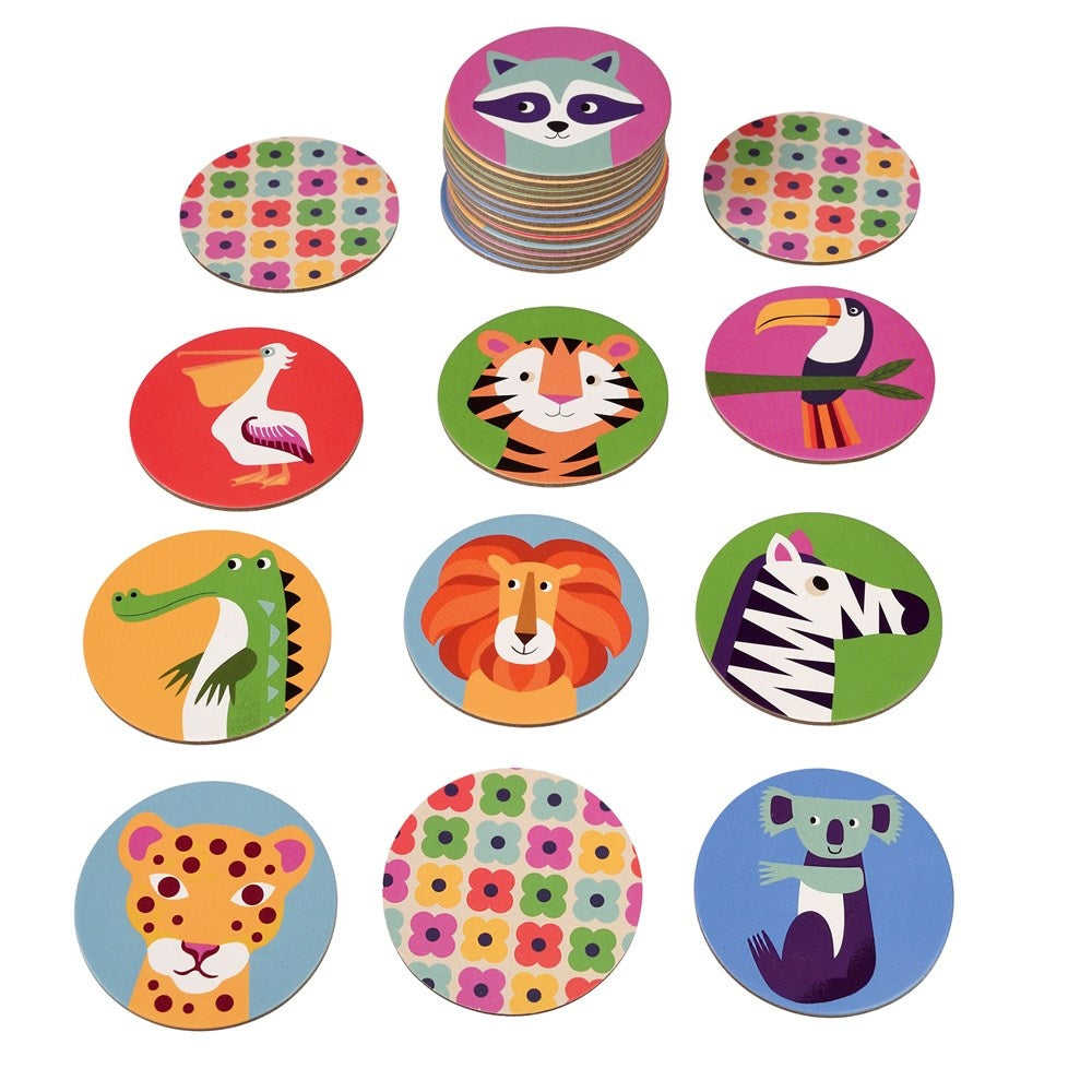 Memory Spel Colourful Creatures – Dierenplezier