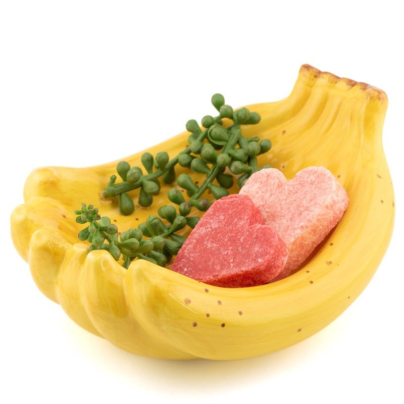 Gelbe Keramik-Bananenschale – Verspieltes Design – 19,7 cm