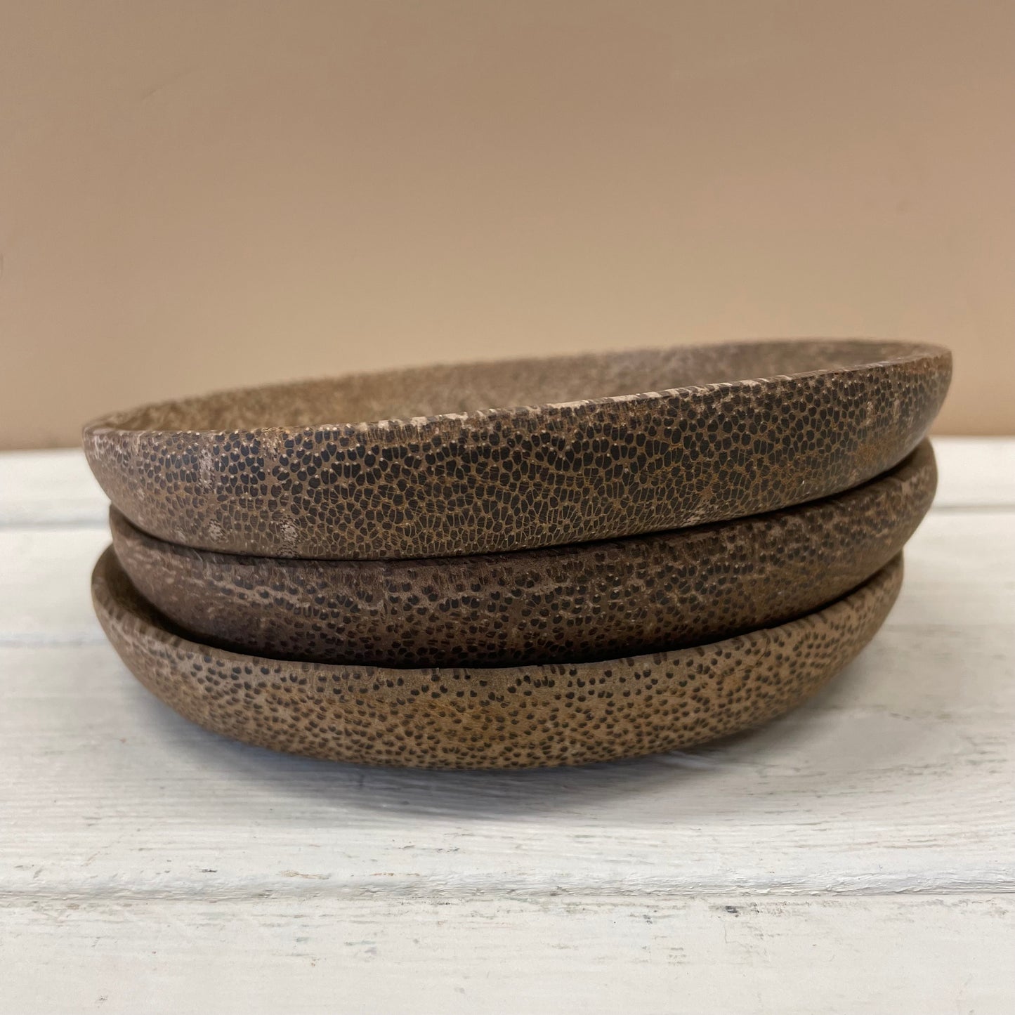 Rond Kokosnoot Schaaltje – Ø 15 cm – Voor Amberblokjes