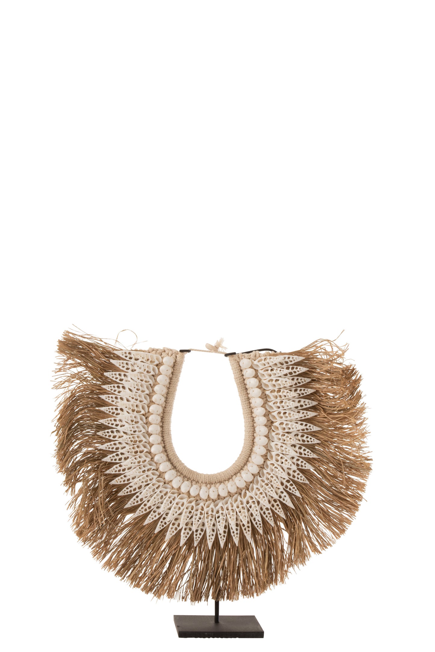 Decoratieve Ketting op Standaard – Naturel – 48 cm Hoog – Indonesië