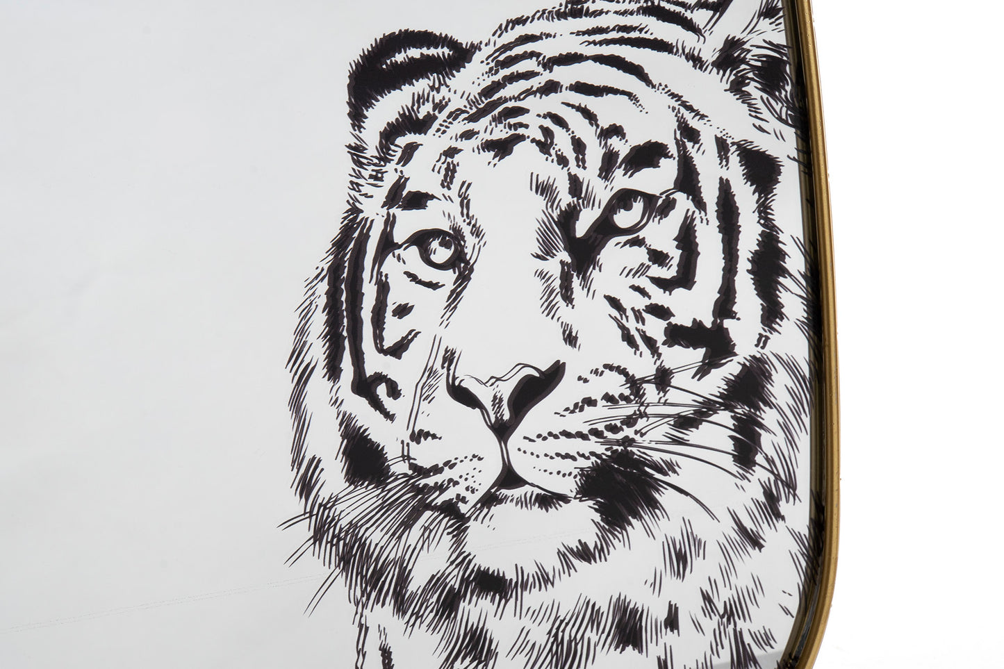 Spiegel Witte Tijger of Luipaard – Luxe Jungle Design