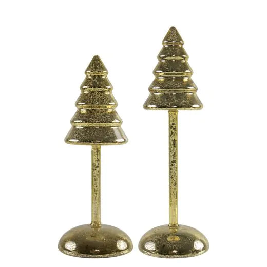 LED Tafellamp Kerstboom Goud – 2 Maten