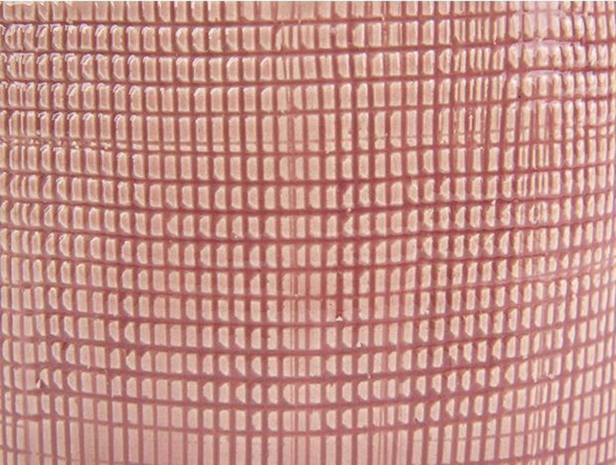 Theelichthouder Triangle Roze – Keramiek – 3 Hoogtes
