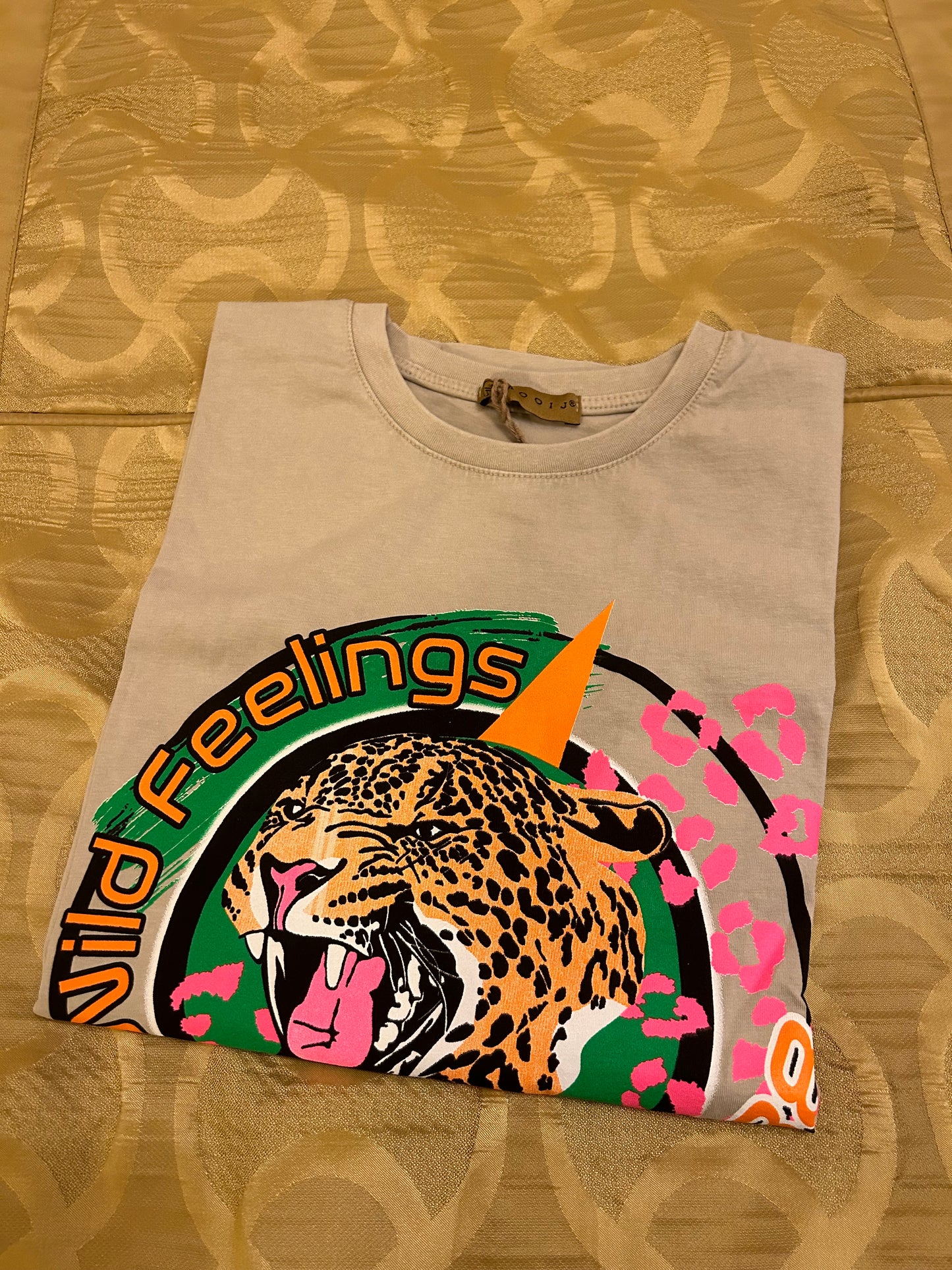 Panter T-shirt Wild Feelings – Onesize – 4 Kleuren